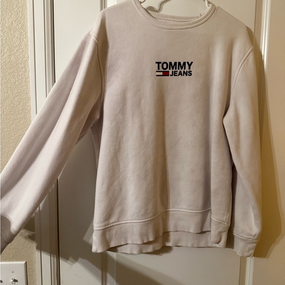 Tommy Hilfiger White Long Sleeve Tee - Picture 1 of 2